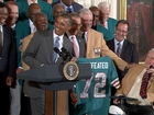 Obama hosts 1972 Dolphins at White House