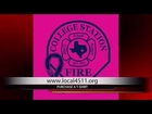 Firefighters Sell Pink Shirts to Benefit Breast Cancer Patients