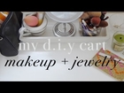 my d.i.y cart [makeup & jewelry] | style etc...
