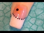 Simple French Tip Acrylic Nail Design