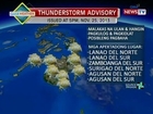 QRT: Weather update as of 5:58 p.m. (Nov. 25, 2013)