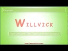 Paragraph - HTML Tutorial with example - willvick.com