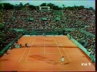 Roland Garros : image insolite Jimmy Connors Yannick Noah - Archive vidéo INA