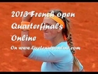 Live Tennis French Open Quarterfinals 2013