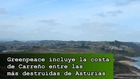Costa de Carreño de las más destruidas de Asturias según Greenpeace