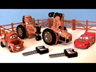 CARS Tractor Tipping Playset With Mater Lightning McQueen Hears Tractors Moo Disney Pixar car-toys